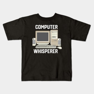 Computer Whisperer - Funny It Technician Gift Idea for Computer Science Lovers Kids T-Shirt